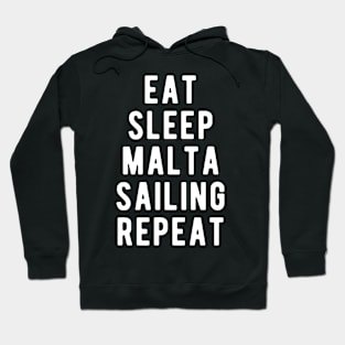 Malta Sailing Yacht Lover Design Hoodie